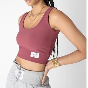 ADAM Selman Scoop Neck Tank Sports Bra in Garnet Women’s Size XS